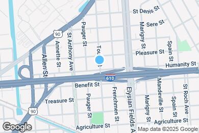 Map image of the property - 3316 Touro St