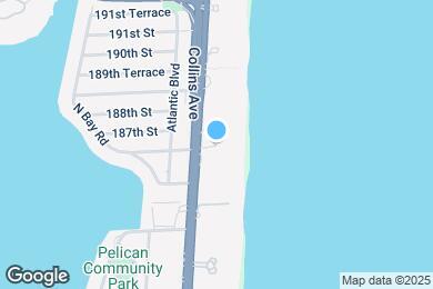 Map image of the property - 18671 Collins Ave