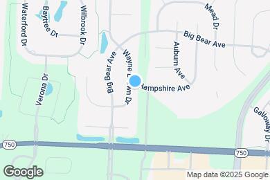 Map image of the property - 9503 Wayne Brown Dr