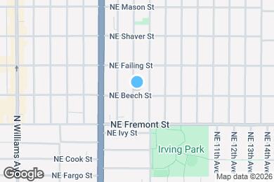 Map image of the property - 603 NE Beech St