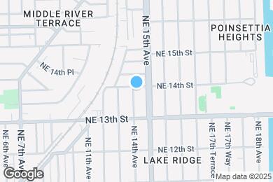 Map image of the property - 1340 NE 14th Ave