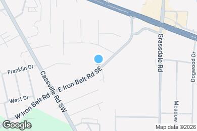 Map image of the property - 24 E Iron Belt Rd SE