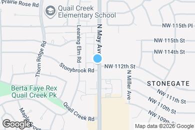 Map image of the property - 11307 N May Ave