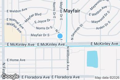 Map image of the property - 1611 N 6th St
