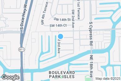 Map image of the property - 1610 SW 3rd Ave