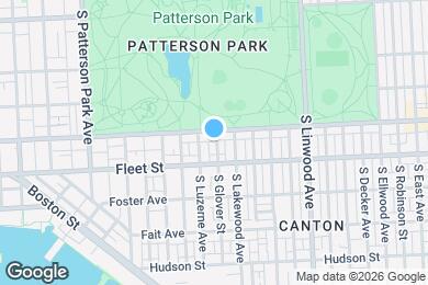 Map image of the property - 500 S Glover St
