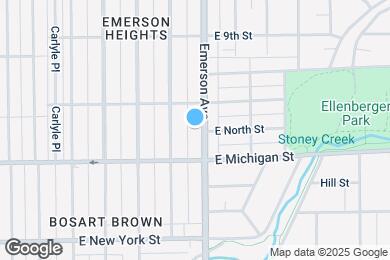 Map image of the property - 608 N Emerson Ave