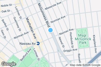 Map image of the property - 75 McGuinness Blvd