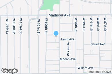 Map image of the property - 9811 Marietta Ave