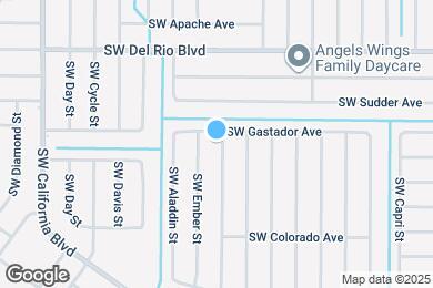 Map image of the property - 1908 SW Beard St