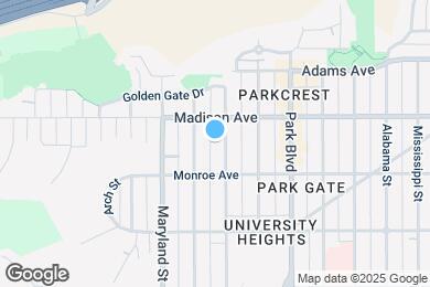 Map image of the property - 4554 Campus Ave