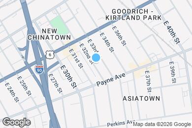 Map image of the property - 1585 E 32nd St