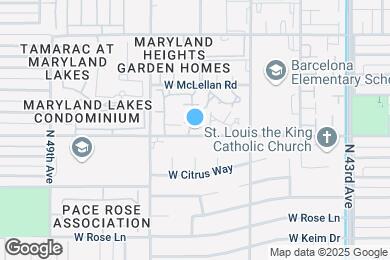 Map image of the property - 4608 W Maryland Ave