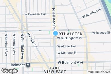 Map image of the property - 3337 N Halsted St