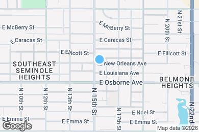 Map image of the property - 1505 E New Orleans Ave