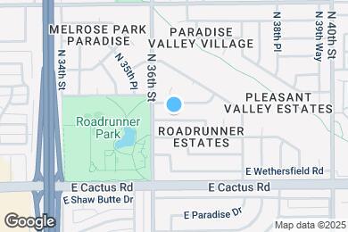 Map image of the property - 3622 E Bloomfield Rd