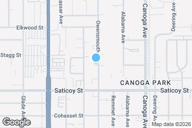 Map image of the property - 7711 Owensmouth Ave