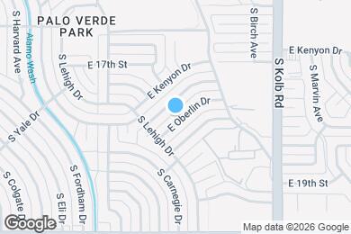 Map image of the property - 6833 E Oberlin Dr