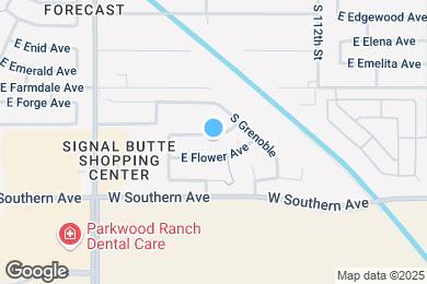 Map image of the property - 11011 E Florian Ave