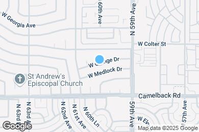 Map image of the property - 6017 W Orange Dr