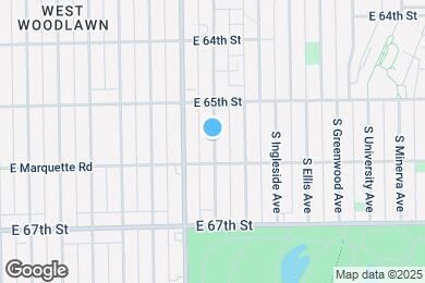 Map image of the property - 6530 S Maryland Ave
