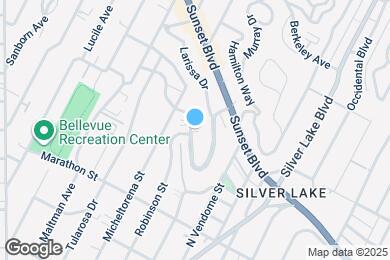 Map image of the property - 3355 1/2 Descanso Dr