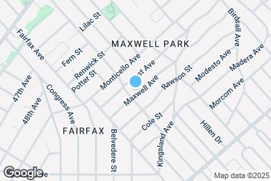 Map image of the property - 2615 Maxwell Ave