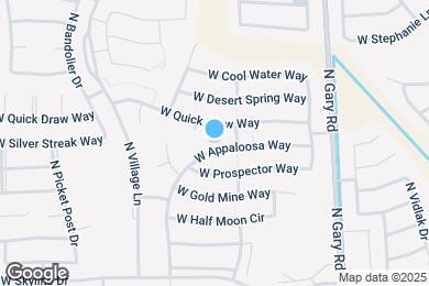 Map image of the property - 1906 W Appaloosa Way