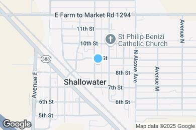 Map image of the property - 808 Texas Ave