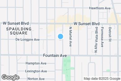 Map image of the property - 1403 N Vista St