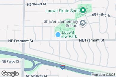 Map image of the property - 12645 NE Fremont St