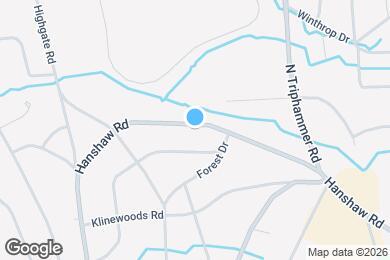 Map image of the property - 719 Hanshaw Rd