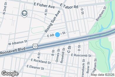 Map image of the property - 321 E Roosevelt Blvd