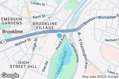 Map image of the property - 33 Pond Ave