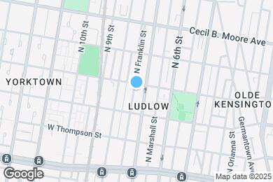 Map image of the property - 1439 N Franklin St