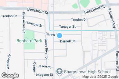 Map image of the property - 7422 Darnell St