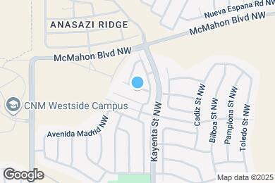 Map image of the property - 6216 Calle Vizcaya NW