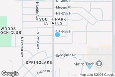 Map image of the property - 1510 NE 43rd St