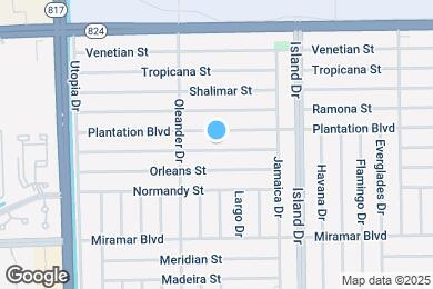 Map image of the property - 7817 Panama St