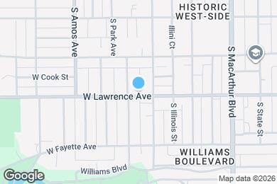 Map image of the property - 1219 W Lawrence Ave