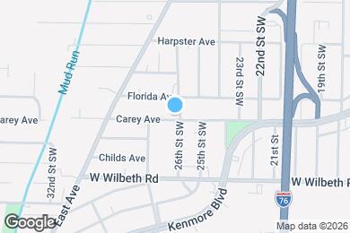 Map image of the property - 2280 26th St SW
