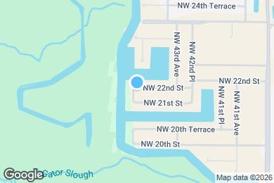 Map image of the property - 4410 NW 22nd St