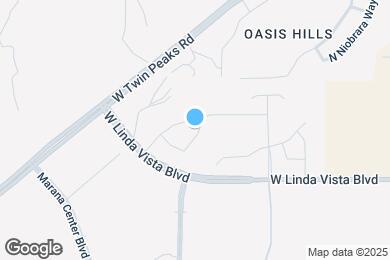Map image of the property - 9699 N Rancho Lozano