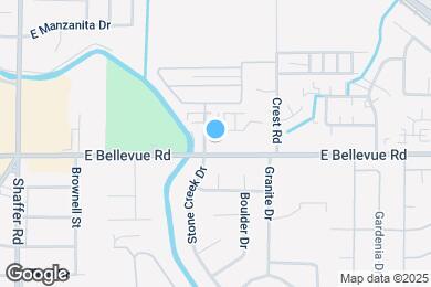 Map image of the property - 817 E Bellevue Rd