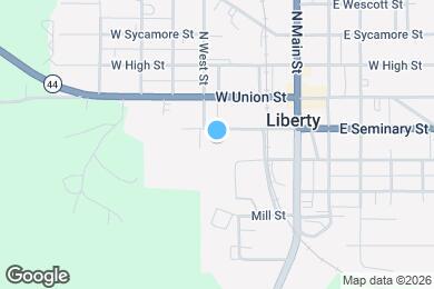 Map image of the property - 216 W Seminary St