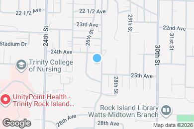 Map image of the property - 2422 27th St