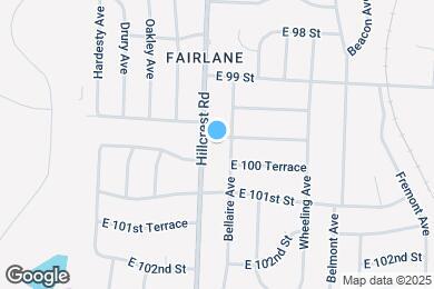 Map image of the property - 5805 E 100th St