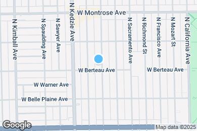Map image of the property - 4208 N Albany Ave