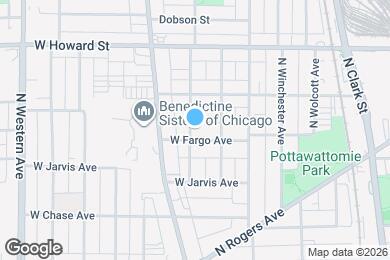 Map image of the property - 2060 W Fargo Ave