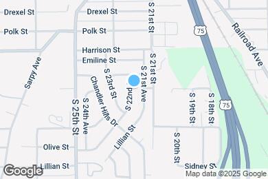 Map image of the property - 7201 S 22nd St
